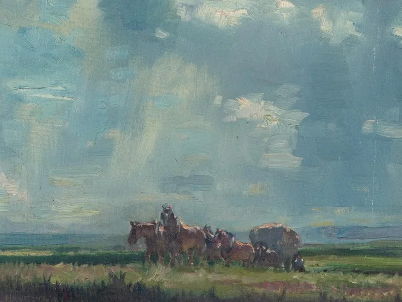 1867-Albert J. Hanson - Il trasporto della lana
